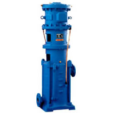 DL系列泵是立式、單吸、多級、分段式離心泵，供輸送清水及物理化學性質類似于水的85℃以下的液體之用。DLR型熱水泵輸送介質溫度為150℃以下