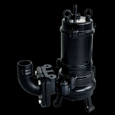 污水污物潛水電泵由電機與泵兩部分組成，兩者通過油室及機械密封組件隔開，分固定式自動耦合安裝和移動安裝。